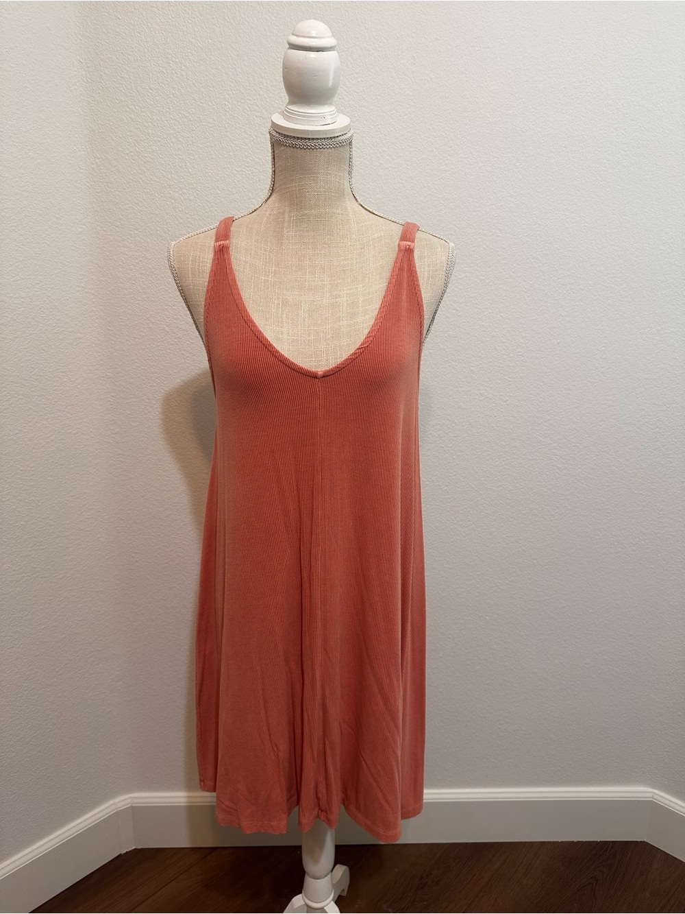 BE COOL Coral Midi Tank Dress